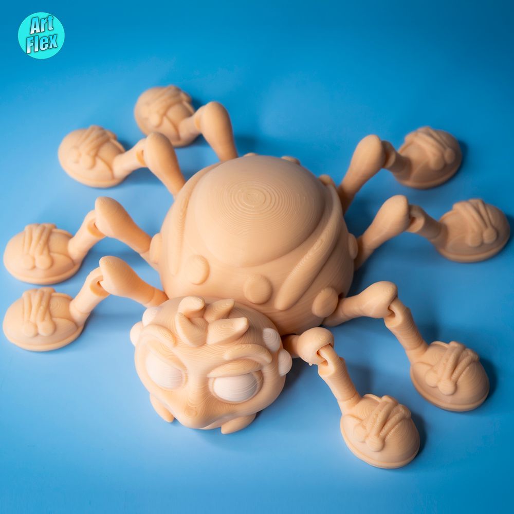 跳蛛-3D合纵社-3D打印模型STL格式3mf格式免费下载！