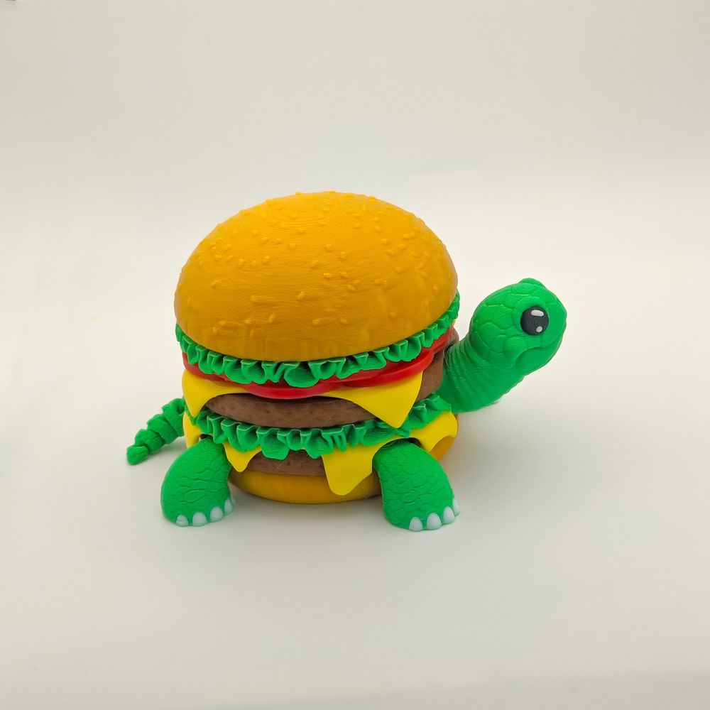 图片[2]-汉堡乌龟-3D合纵社-3D打印模型STL格式3mf格式免费下载！