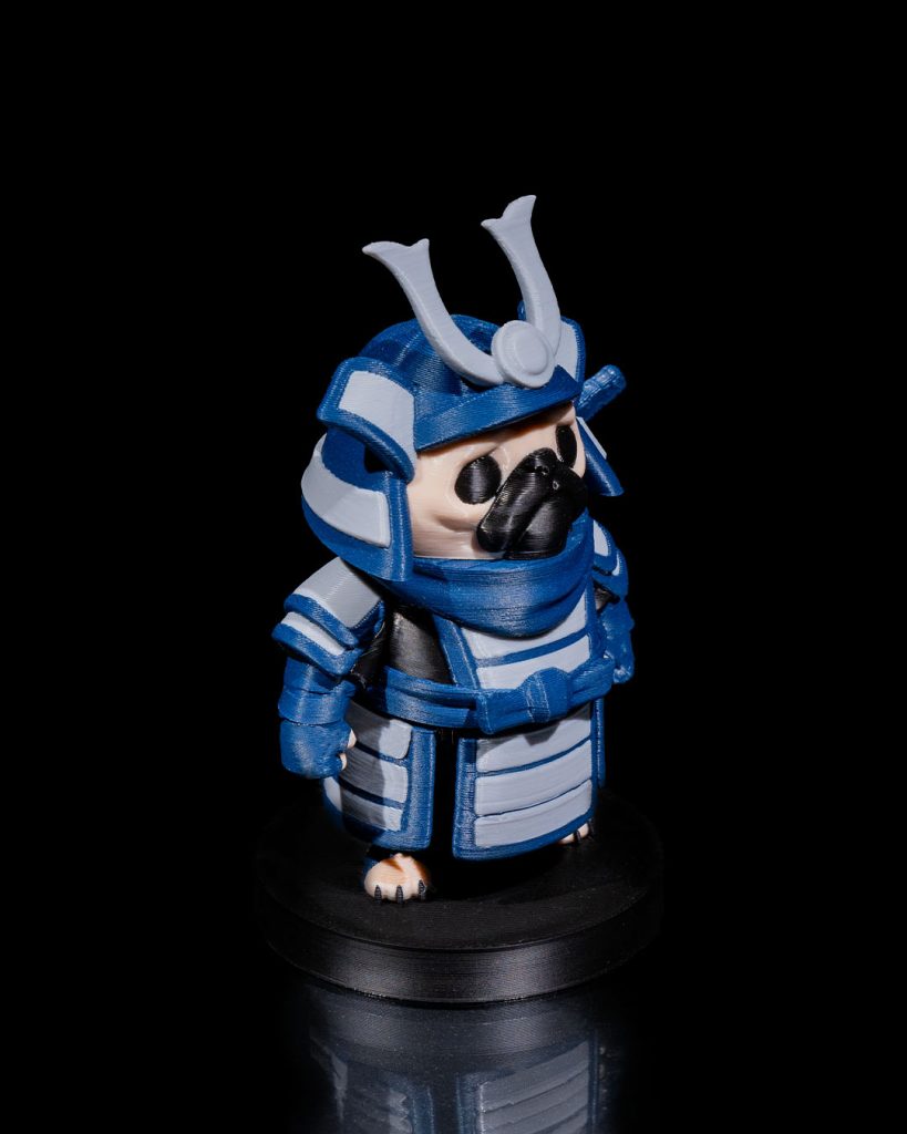 图片[2]-忍者八哥犬-3D合纵社-3D打印模型STL格式3mf格式免费下载！