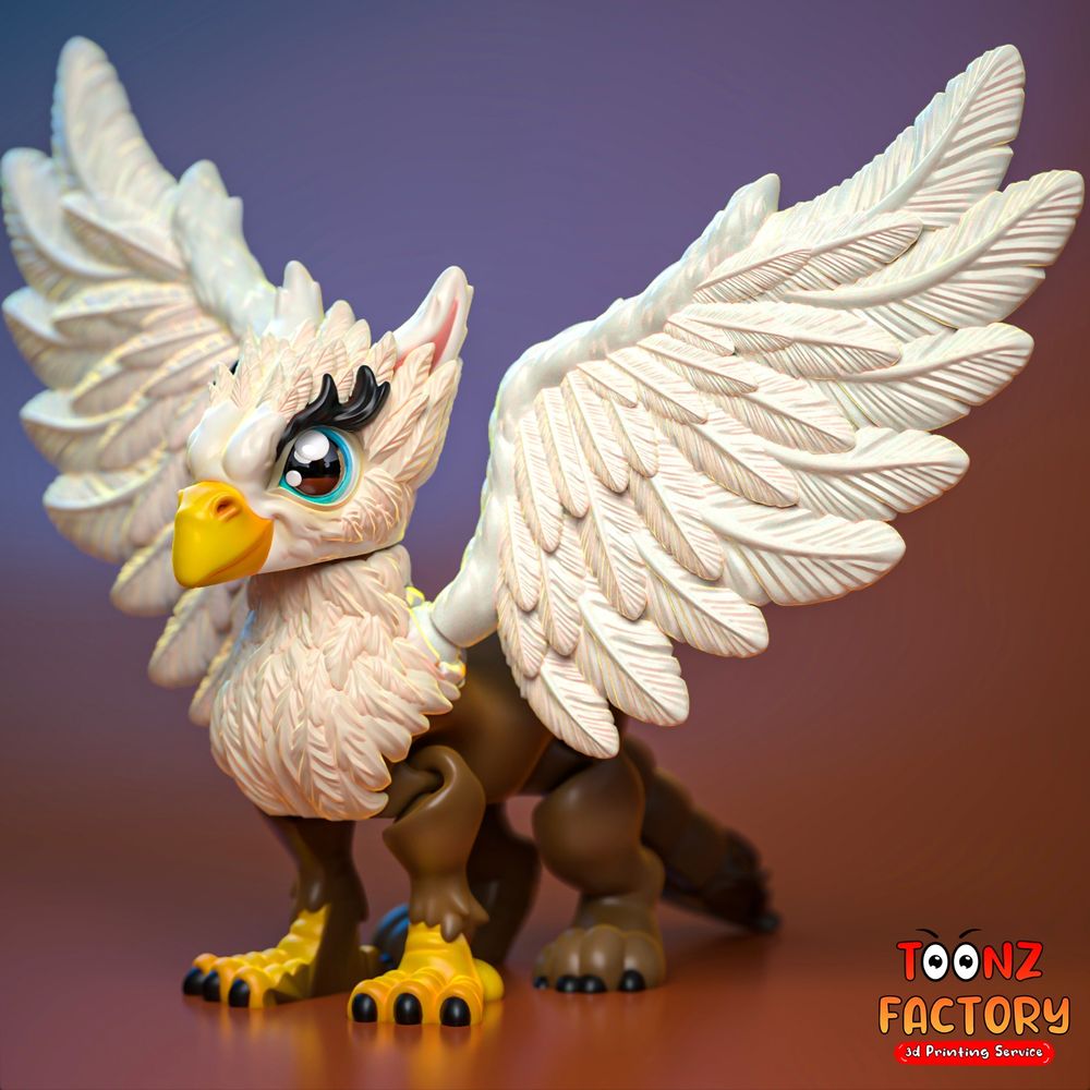 狮鹫兽-3D合纵社-3D打印模型STL格式3mf格式免费下载！