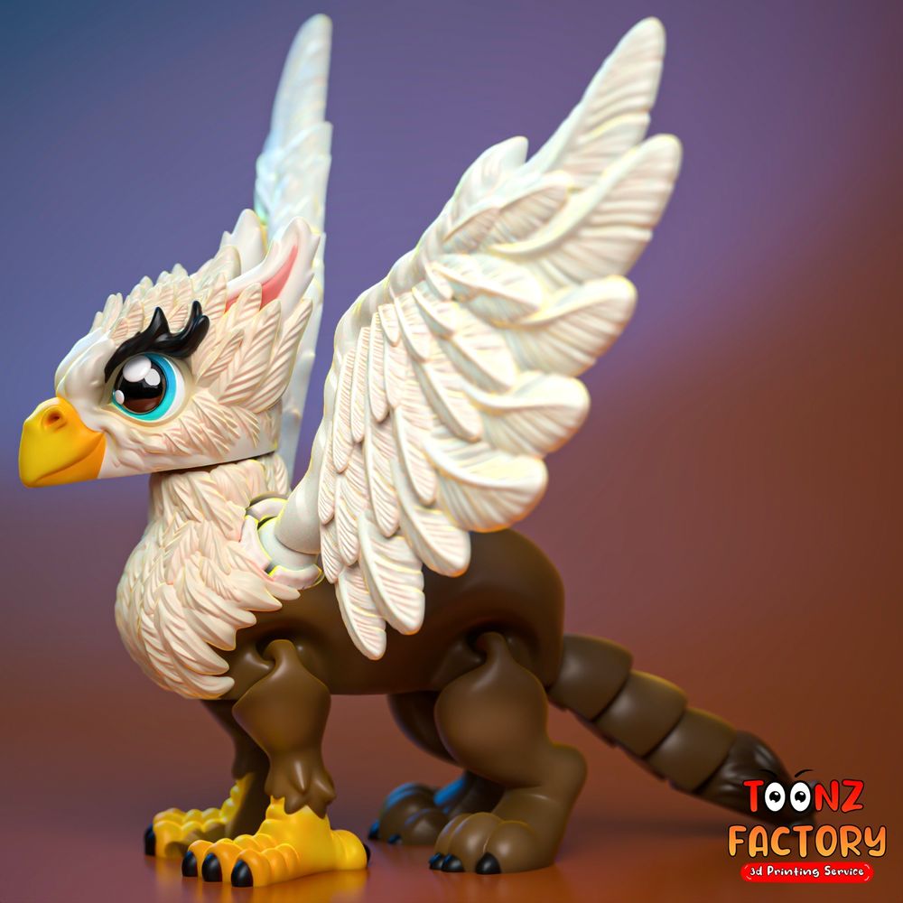 图片[4]-狮鹫兽-3D合纵社-3D打印模型STL格式3mf格式免费下载！