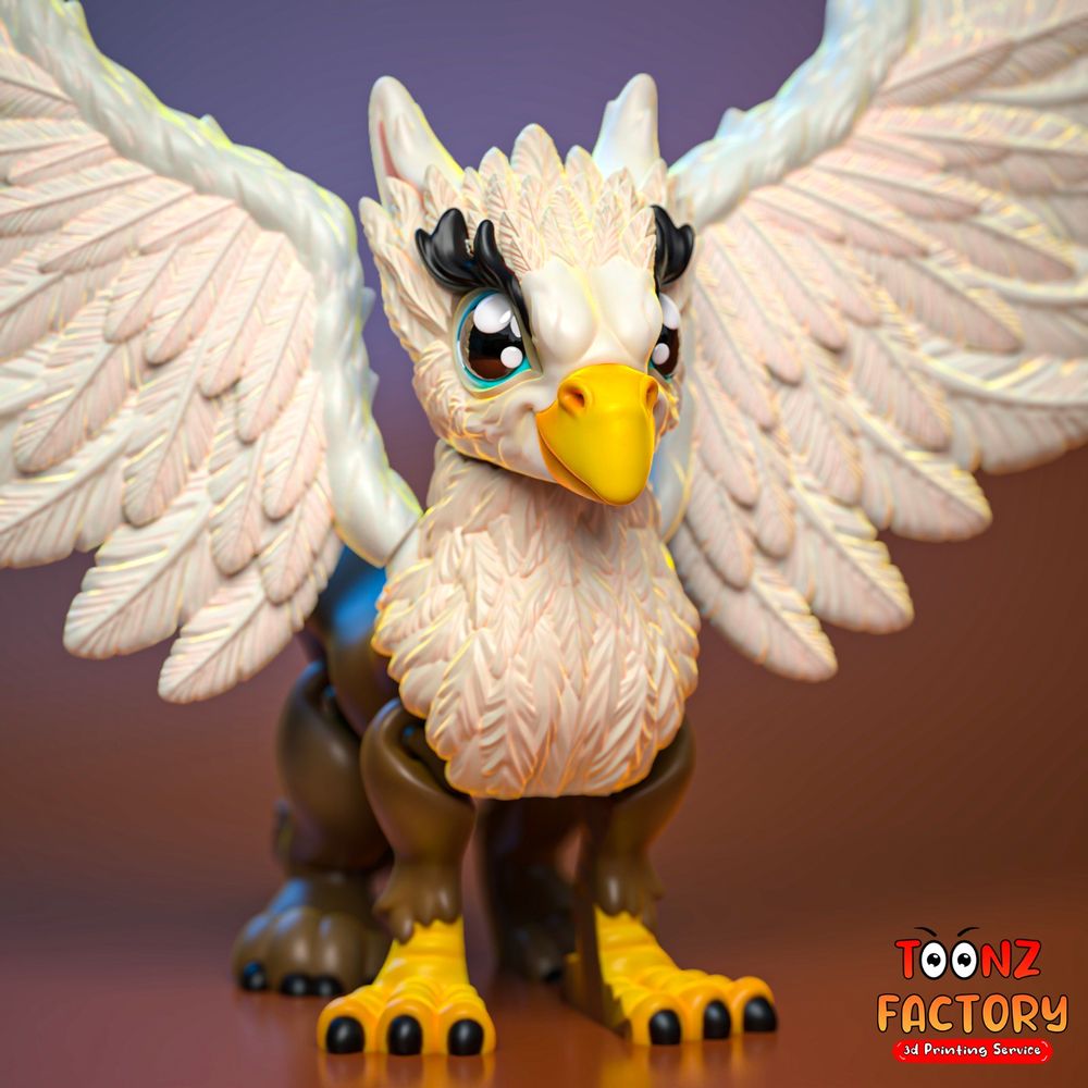 图片[3]-狮鹫兽-3D合纵社-3D打印模型STL格式3mf格式免费下载！