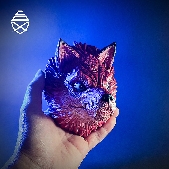 图片[3]-狼头挂饰-3D合纵社-3D打印模型STL格式3mf格式免费下载！