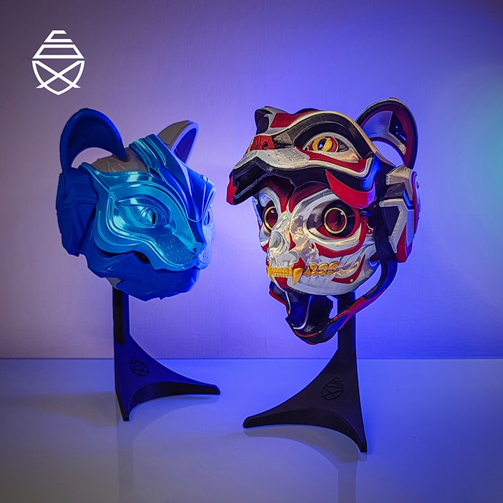 图片[4]-猫咪机器人面具-3D合纵社-3D打印模型STL格式3mf格式免费下载！