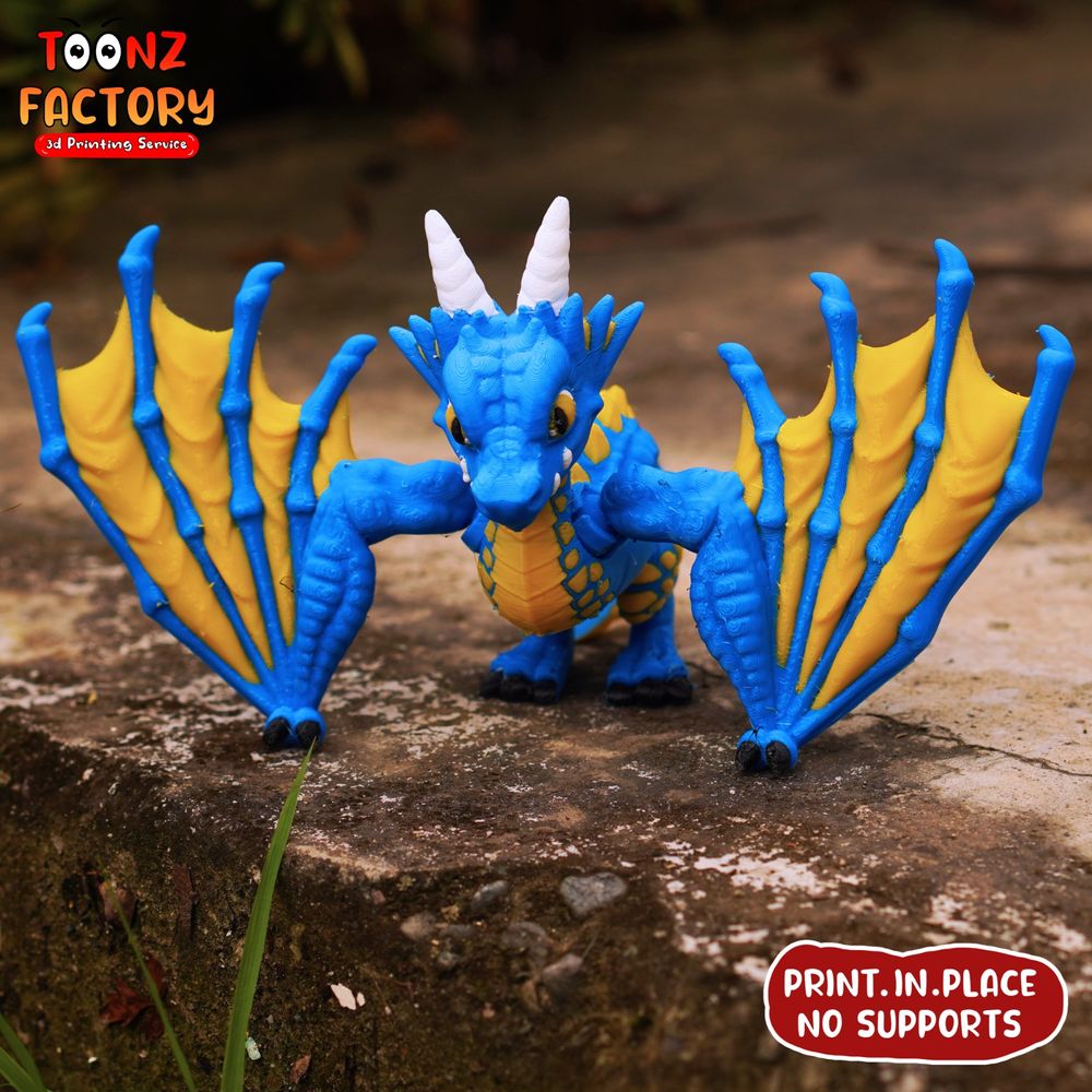 图片[3]-双翼龙-3D合纵社-3D打印模型STL格式3mf格式免费下载！