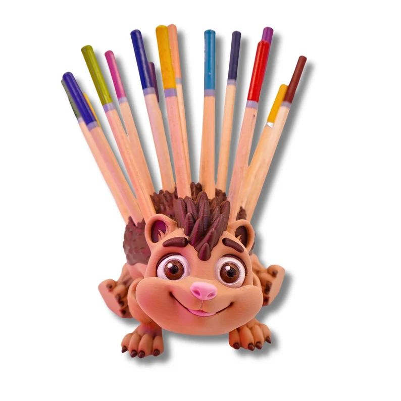 图片[2]-刺猬笔架-3D合纵社-3D打印模型STL格式3mf格式免费下载！