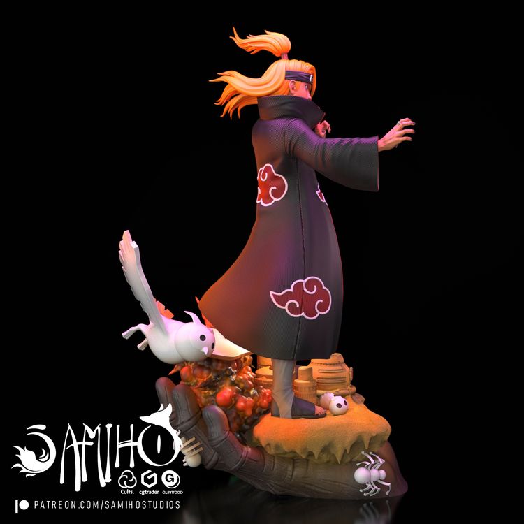 图片[4]-【火影忍者】迪达拉-3D合纵社-3D打印模型STL格式3mf格式免费下载！