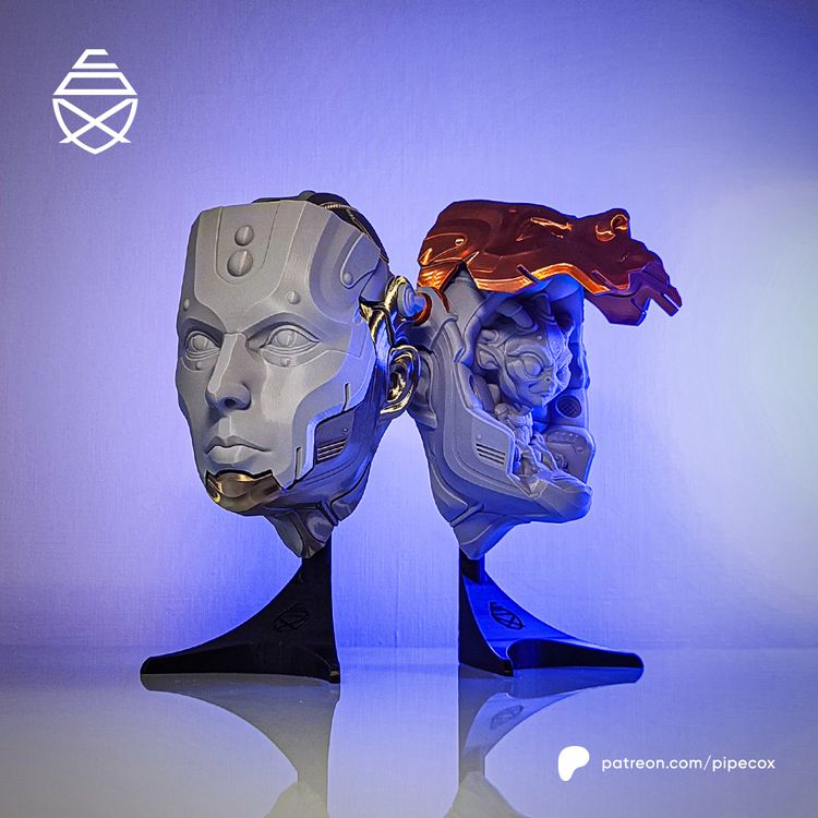 图片[2]-外星人面具-3D合纵社-3D打印模型STL格式3mf格式免费下载！