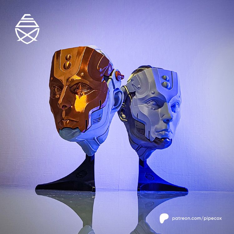 外星人面具-3D合纵社-3D打印模型STL格式3mf格式免费下载！