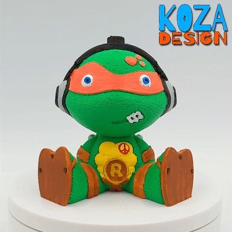 忍者神龟-3D合纵社-3D打印模型STL格式3mf格式免费下载！