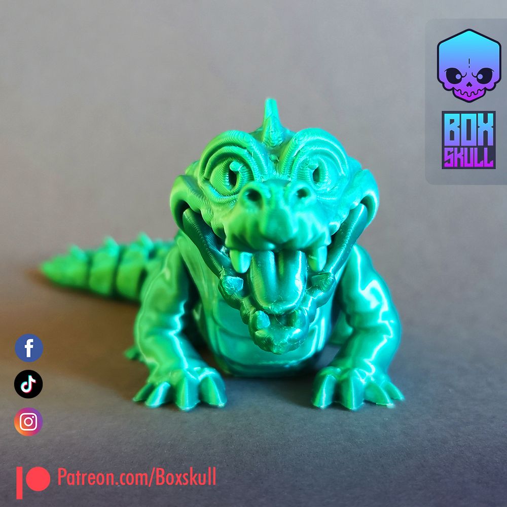 图片[2]-巨鳄-3D合纵社-3D打印模型STL格式3mf格式免费下载！