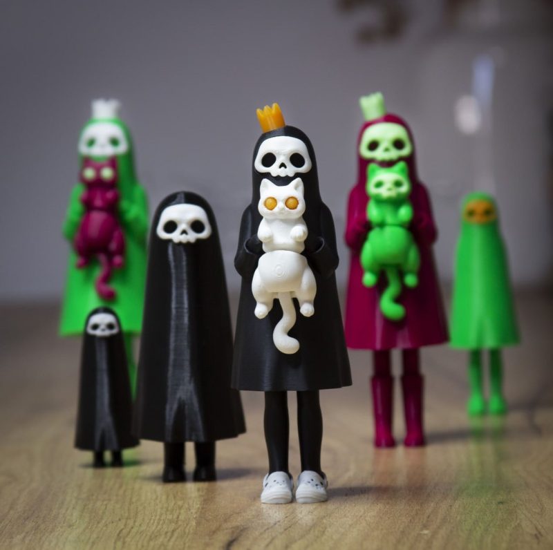 幽灵和猫-3D合纵社-3D打印模型STL格式3mf格式免费下载！