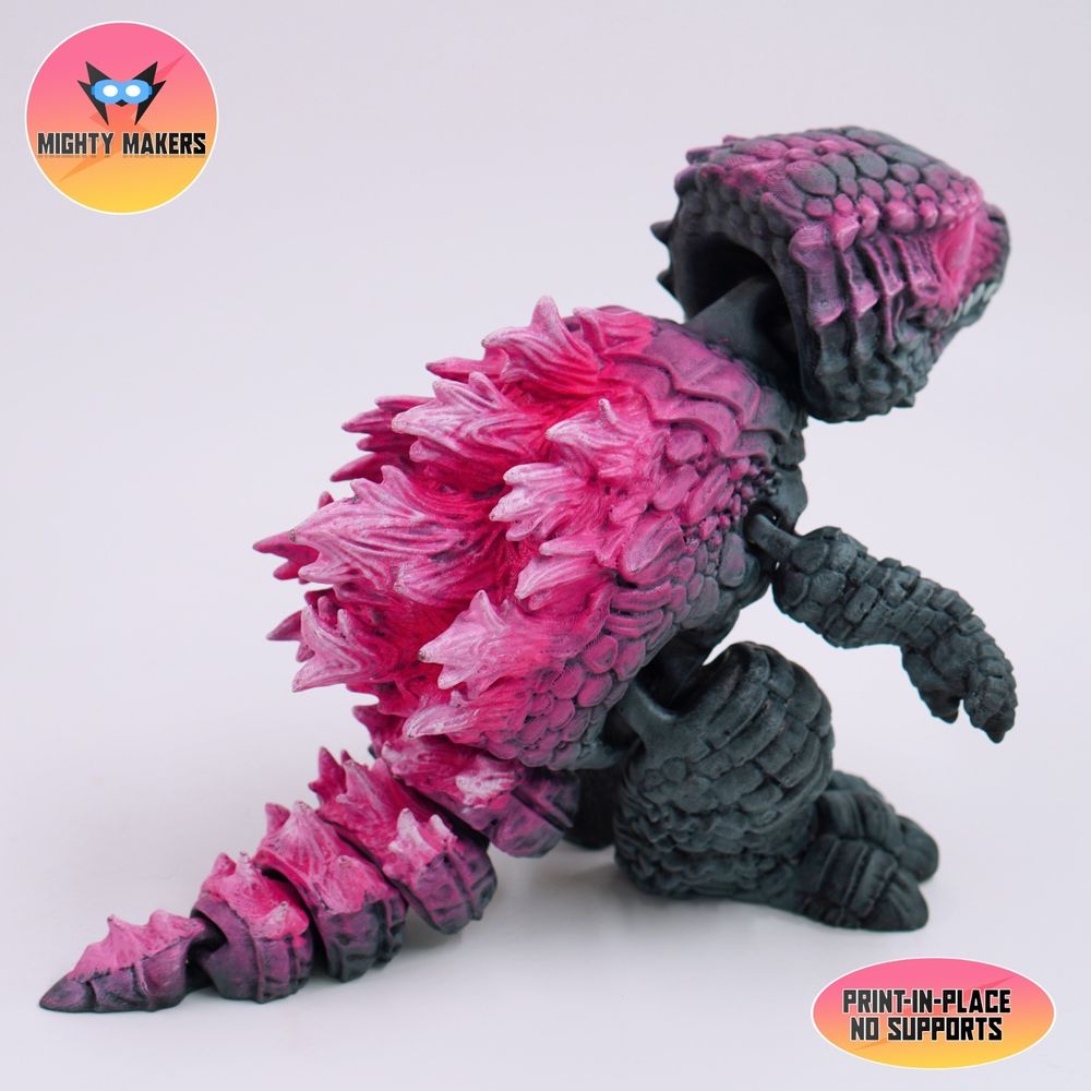 图片[3]-哥斯拉幼崽-3D合纵社-3D打印模型STL格式3mf格式免费下载！