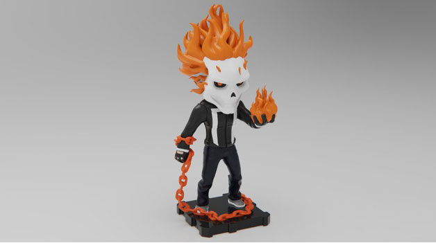 图片[2]-恶灵骑士-3D合纵社-3D打印模型STL格式3mf格式免费下载！