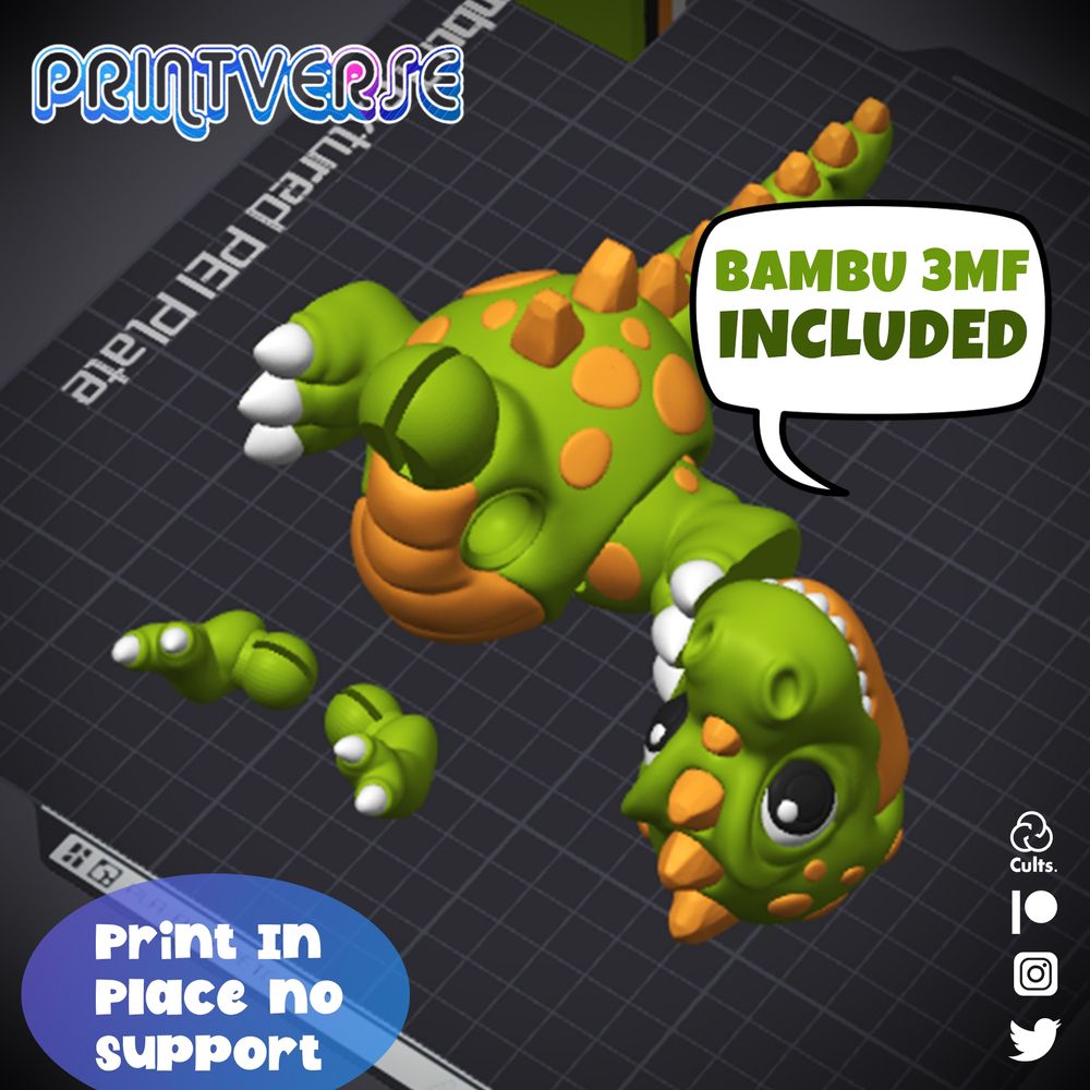 图片[2]-小霸王龙-3D合纵社-3D打印模型STL格式3mf格式免费下载！