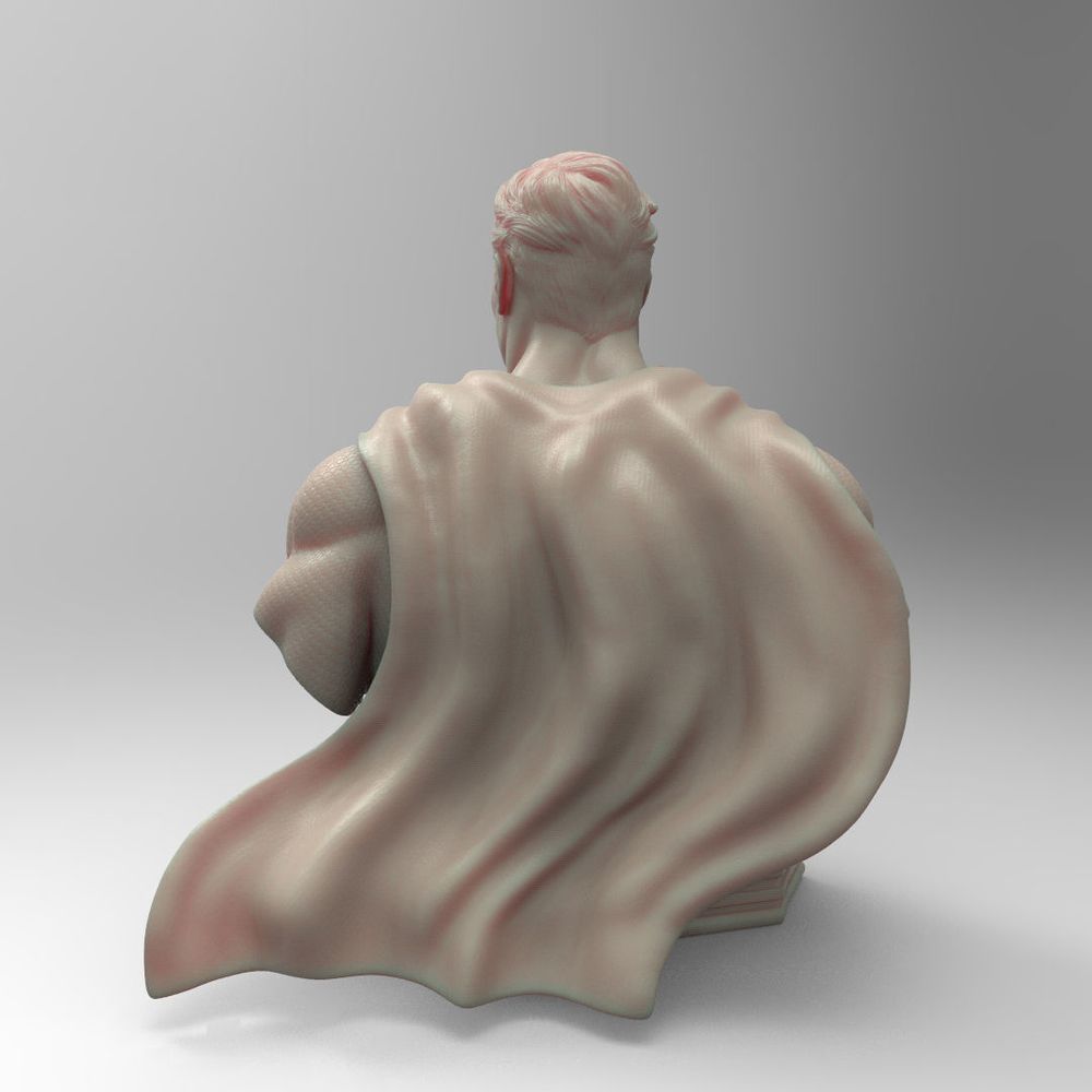图片[2]-超人半身像-3D合纵社-3D打印模型STL格式3mf格式免费下载！