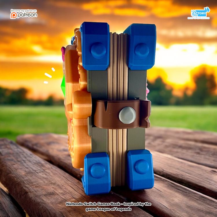 图片[3]-SWITCH 游戏卡 魔法书-3D合纵社-3D打印模型STL格式3mf格式免费下载！