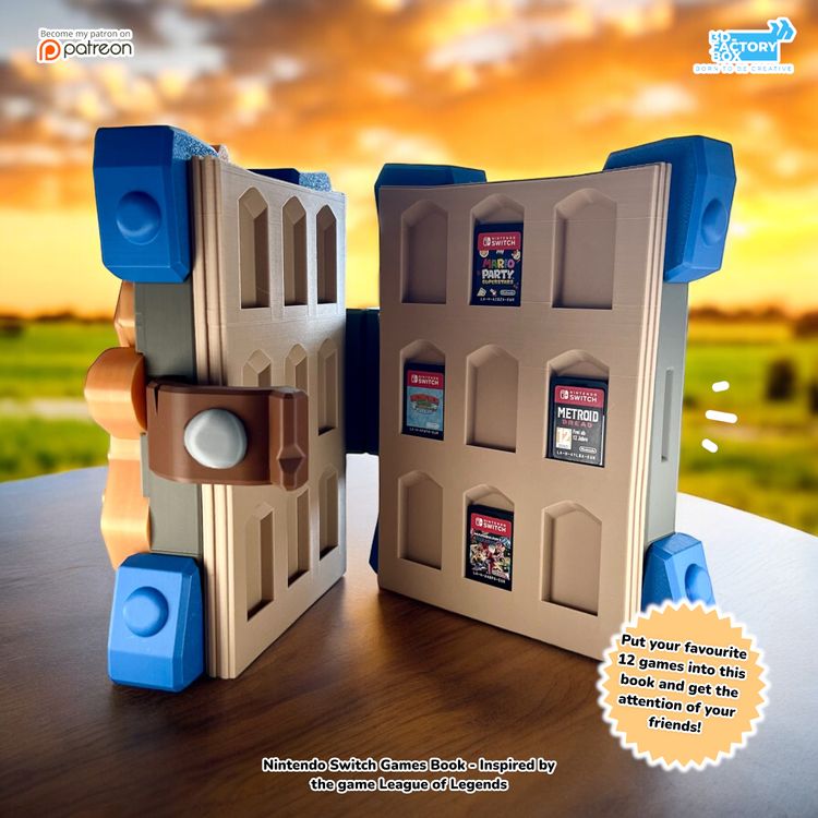 图片[2]-SWITCH 游戏卡 魔法书-3D合纵社-3D打印模型STL格式3mf格式免费下载！