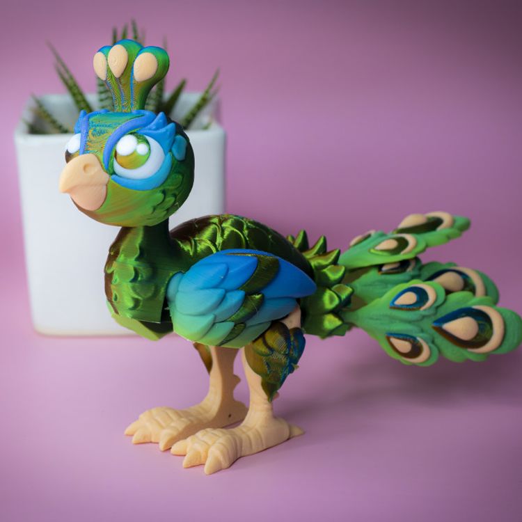 图片[3]-雄孔雀-3D合纵社-3D打印模型STL格式3mf格式免费下载！