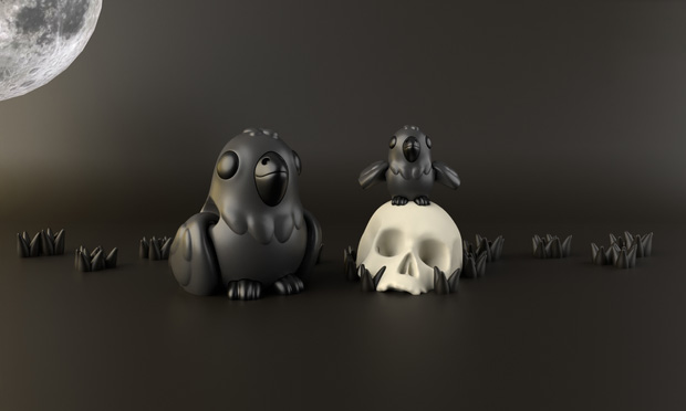 乌鸦-3D合纵社-3D打印模型STL格式3mf格式免费下载！