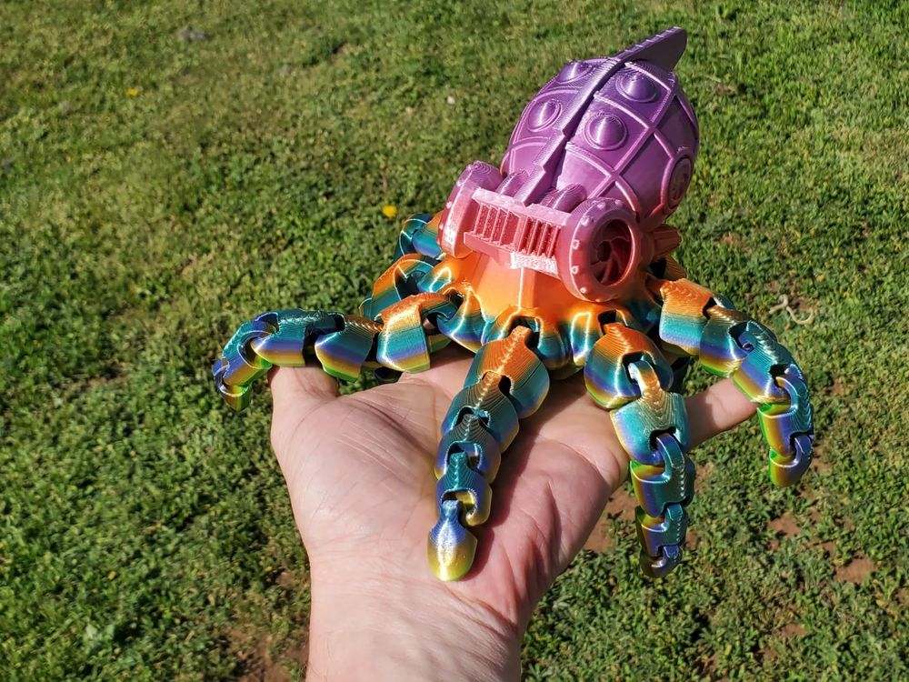 图片[2]-机械章鱼-3D合纵社-3D打印模型STL格式3mf格式免费下载！