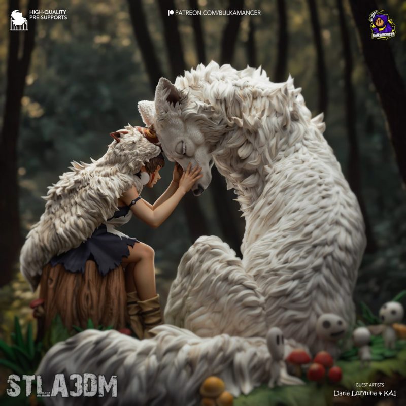 【幽灵公主】珊-3D合纵社-3D打印模型STL格式3mf格式免费下载！