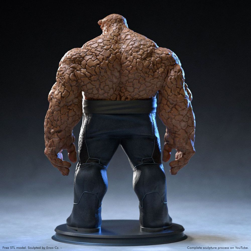 图片[2]-【神奇四侠】石头人-3D合纵社-3D打印模型STL格式3mf格式免费下载！