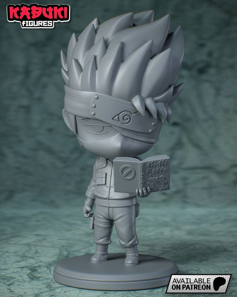 图片[2]-【火影忍者】卡卡西-3D合纵社-3D打印模型STL格式3mf格式免费下载！