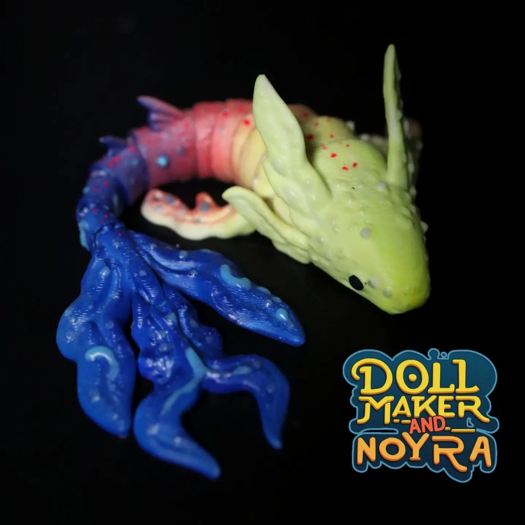 图片[3]-蝾螈锦鲤-3D合纵社-3D打印模型STL格式3mf格式免费下载！