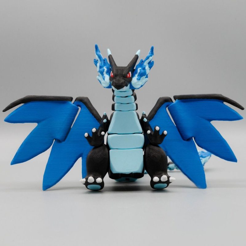 超级喷火龙-3D合纵社-3D打印模型STL格式3mf格式免费下载！