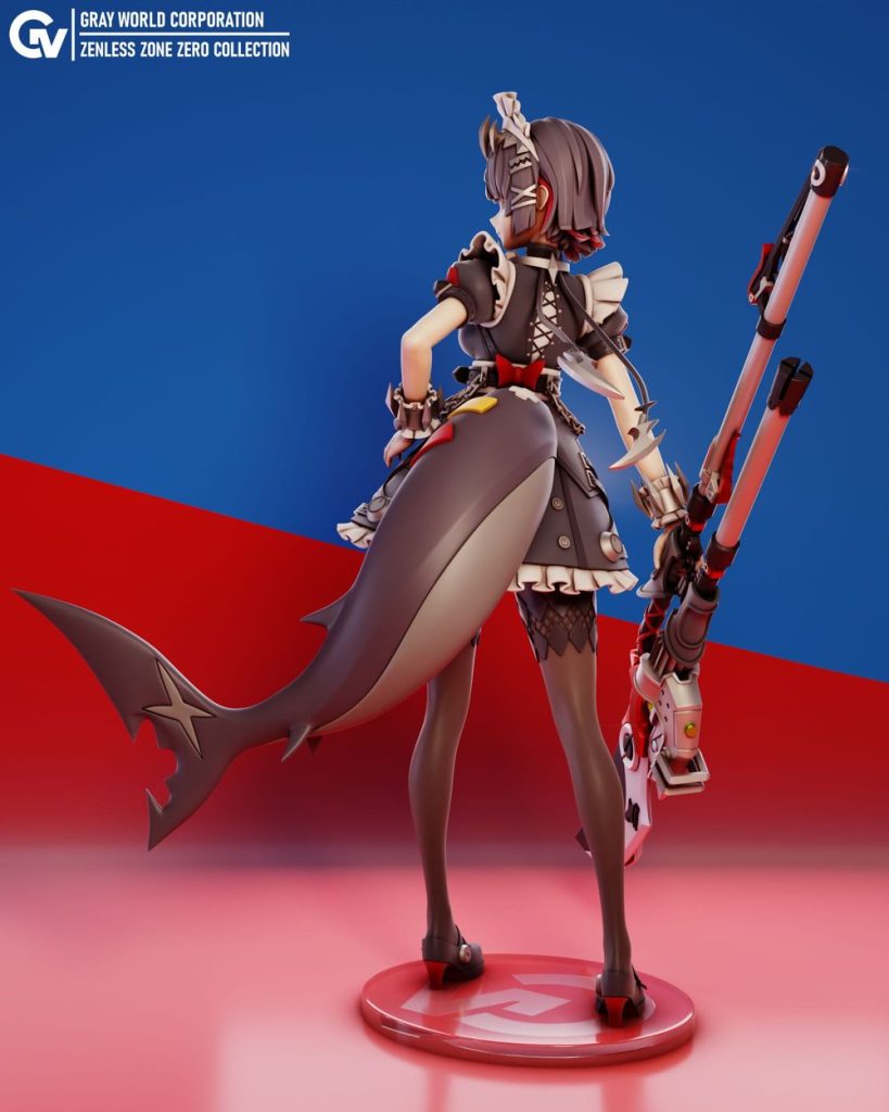 图片[4]-GrayWorld 绝区零 鲨鱼娘艾莲-3D合纵社-3D打印模型STL格式3mf格式免费下载！