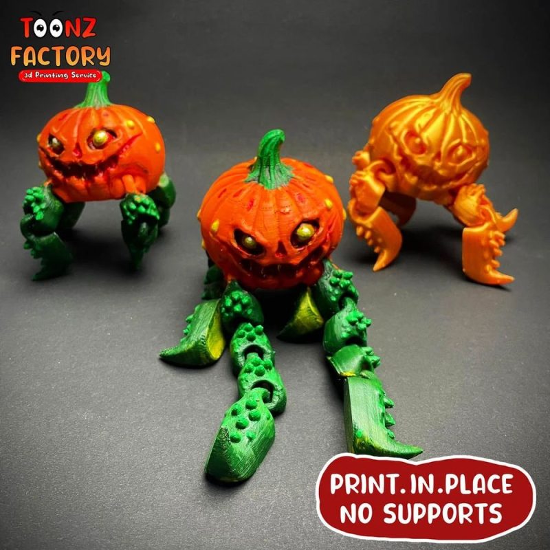 南瓜怪物-3D合纵社-3D打印模型STL格式3mf格式免费下载！