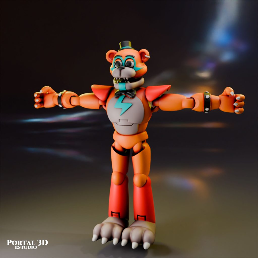 弗雷迪-3D合纵社-3D打印模型STL格式3mf格式免费下载！