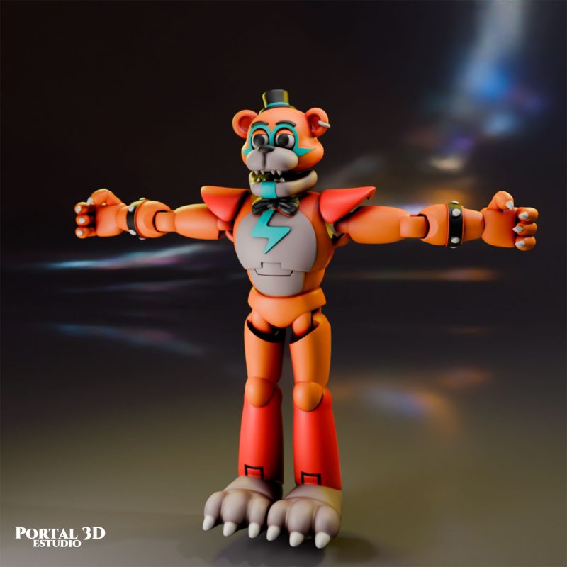 弗雷迪-3D合纵社-3D打印模型STL格式3mf格式免费下载！