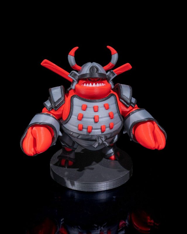 忍者螃蟹-3D合纵社-3D打印模型STL格式3mf格式免费下载！