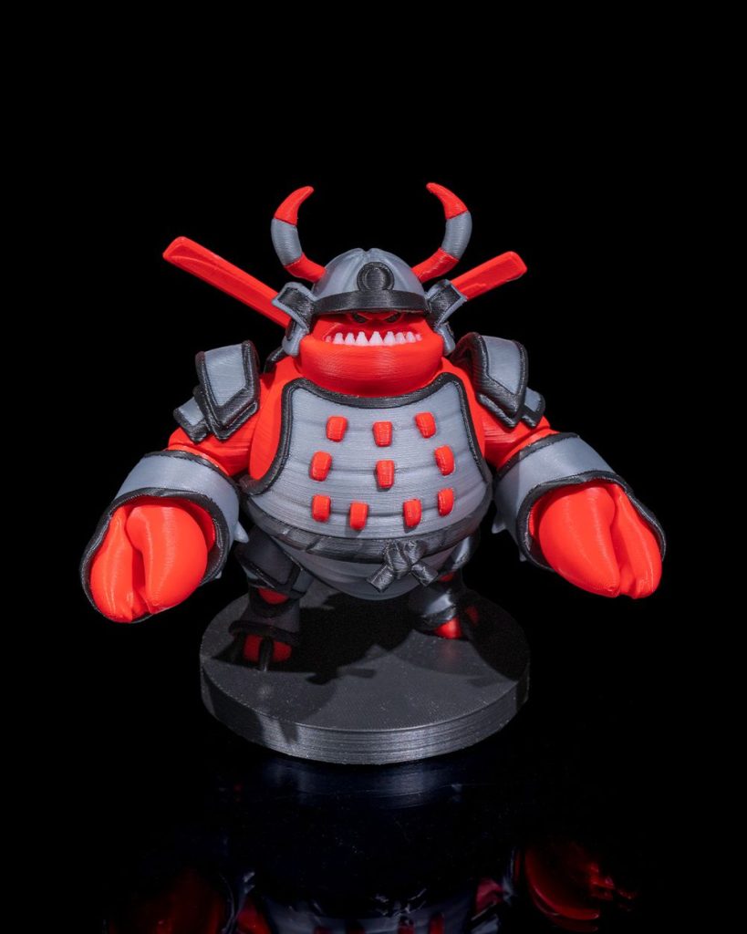 忍者螃蟹-3D合纵社-3D打印模型STL格式3mf格式免费下载！