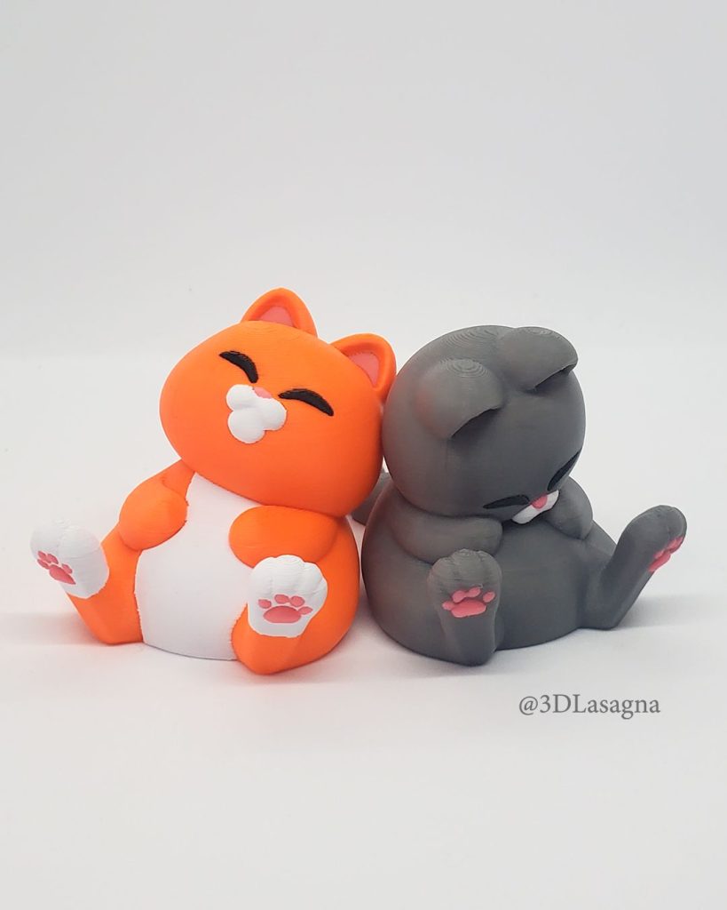 睡猫-3D合纵社-3D打印模型STL格式3mf格式免费下载！