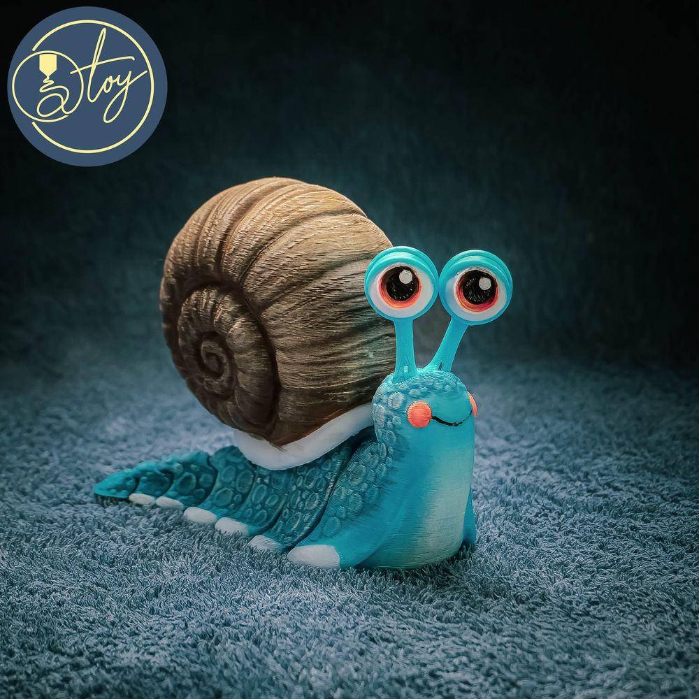 蜗牛-3D合纵社-3D打印模型STL格式3mf格式免费下载！