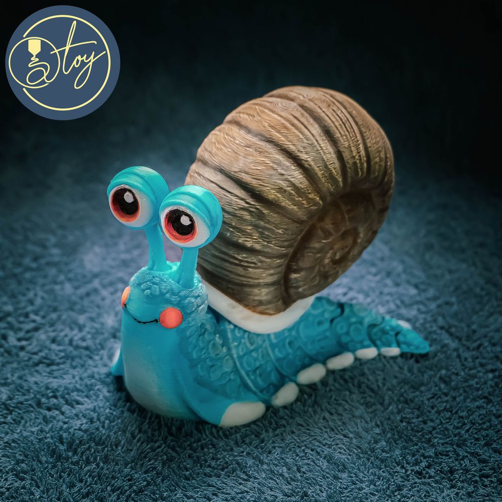 图片[2]-蜗牛-3D合纵社-3D打印模型STL格式3mf格式免费下载！