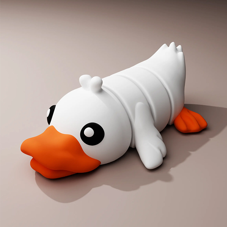 可爱的小鸭子-3D合纵社-3D打印模型STL格式3mf格式免费下载！