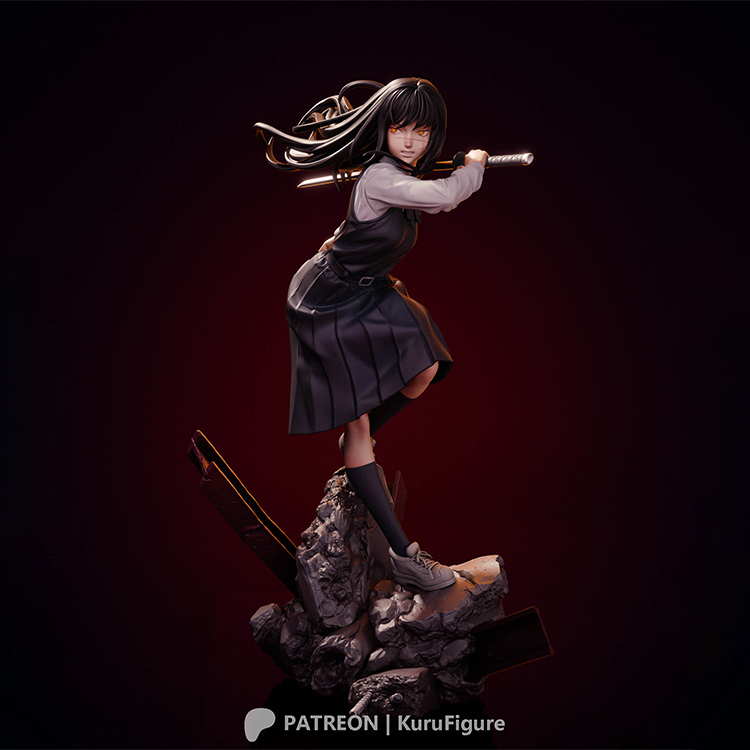 【电锯人】阿萨-3D合纵社-3D打印模型STL格式3mf格式免费下载！