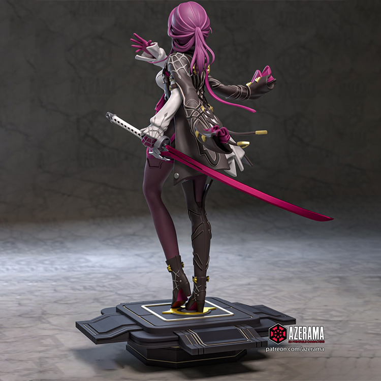 图片[2]-【崩坏：星穹铁道】卡芙卡-3D合纵社-3D打印模型STL格式3mf格式免费下载！