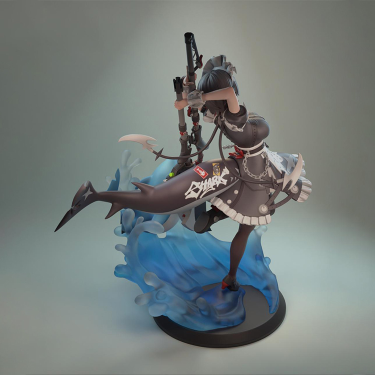 图片[3]-【绝区零】爱莲 鲨鱼妹-3D合纵社-3D打印模型STL格式3mf格式免费下载！