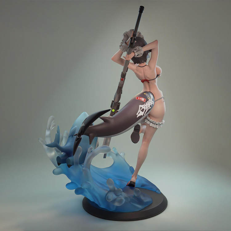 图片[2]-【绝区零】爱莲 鲨鱼妹-3D合纵社-3D打印模型STL格式3mf格式免费下载！