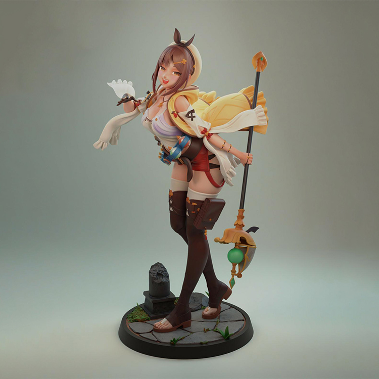 【莱莎的炼金工房】莱莎琳·斯托特-3D合纵社-3D打印模型STL格式3mf格式免费下载！