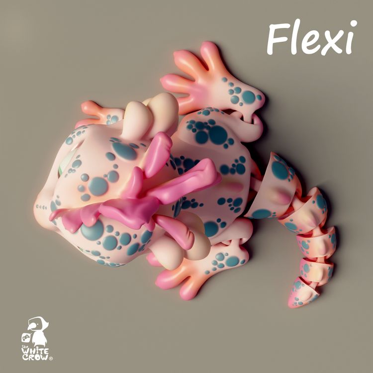 图片[3]-粉红小龙-3D合纵社-3D打印模型STL格式3mf格式免费下载！