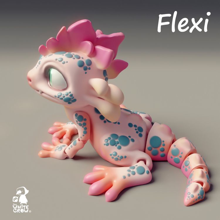 图片[2]-粉红小龙-3D合纵社-3D打印模型STL格式3mf格式免费下载！