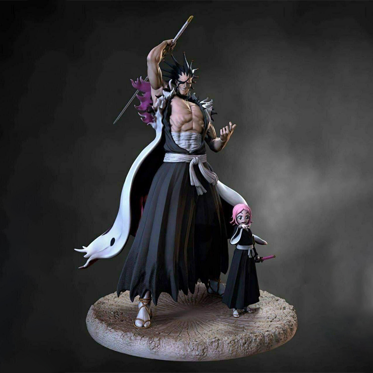 【死神】剑八-3D合纵社-3D打印模型STL格式3mf格式免费下载！