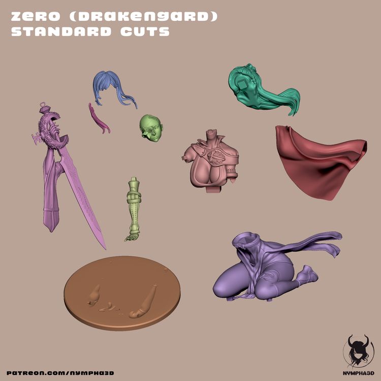 图片[2]-【龙背上的骑兵】zero-3D合纵社-3D打印模型STL格式3mf格式免费下载！