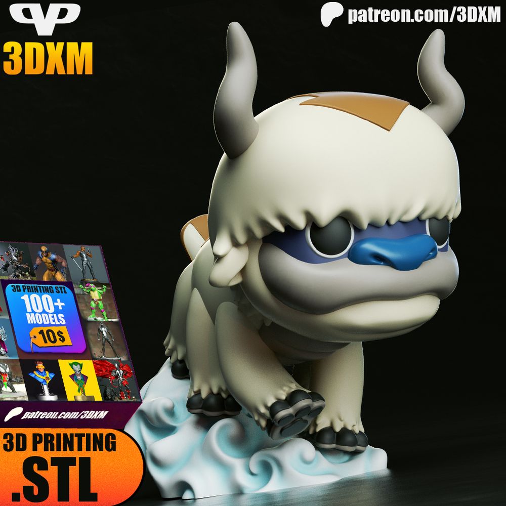 飞天蛮牛-3D合纵社-3D打印模型STL格式3mf格式免费下载！